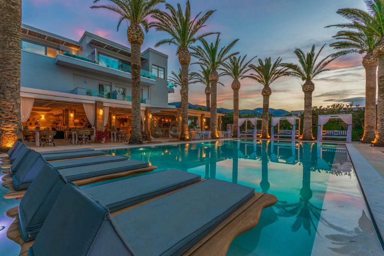 Drossia Palms Hotel And Nisos Beach Suites Malia Eksteriør bilde